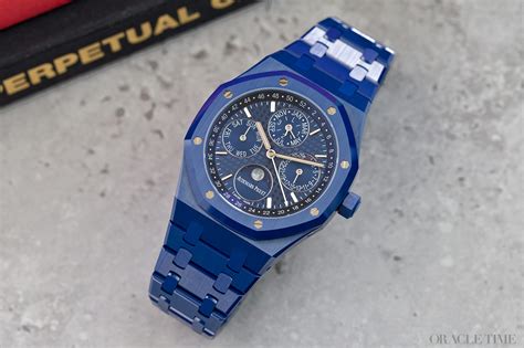 royal oak audemars piguet blue|audemars piguet royal oak precio.